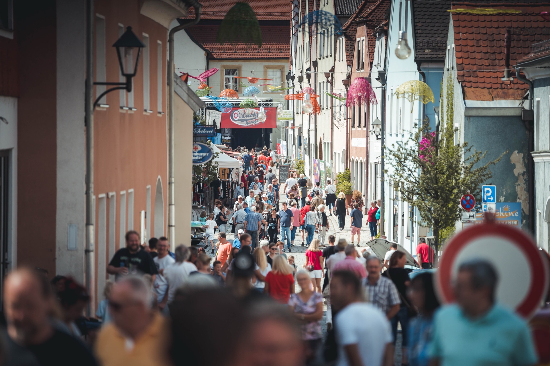 Historische Altstadt Neunburg beim Altstadtfest